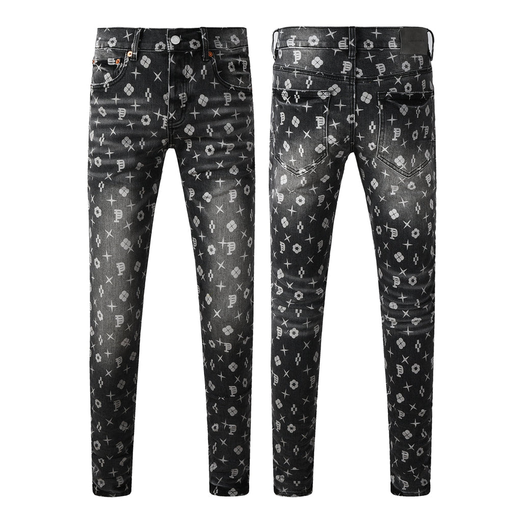 PURPLE  Fashion Jeans 9112